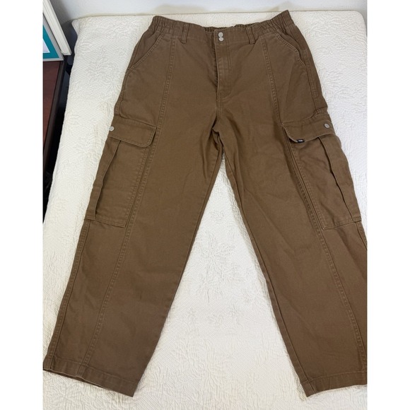 Vans Pants - Vans Pants Womens Size XL Canvas Sidewalk Pant Cargo Loose Baggy Twill-Skater